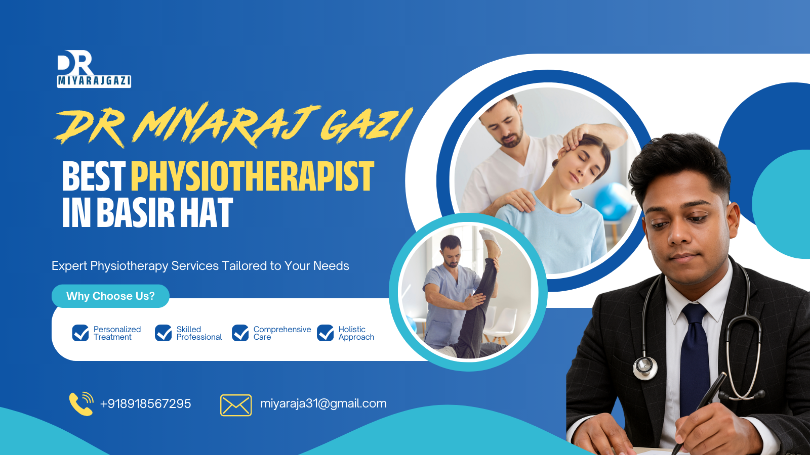 Best physiotherapist in basirhat Dr Miyaraj Gazi